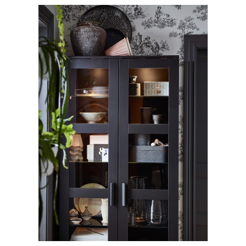 Brimnes black bookcase deals